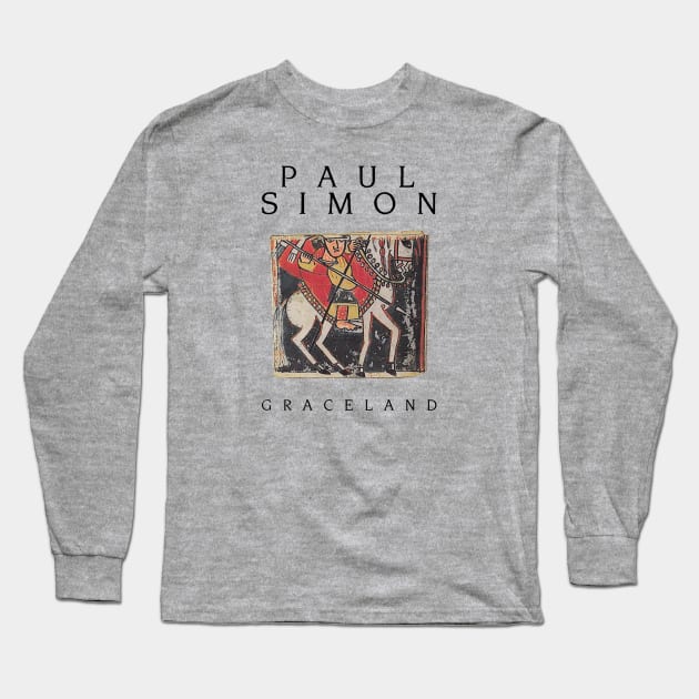 Paul Simon: Graceland Long Sleeve T-Shirt by Noir-N-More